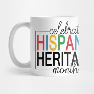 Proud Latina For Women Funny Hispanic Heritage Month Flag Mug